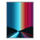 34×42" Metallic Float Frame Canvas - Silver Frame variant