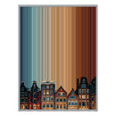 34×42" Metallic Float Frame Canvas - Silver Frame variant