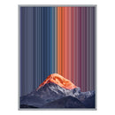 34×42" Metallic Float Frame Canvas - Silver Frame variant