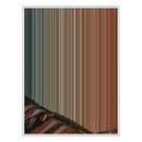 34×42" Metallic Float Frame Canvas - White Frame variant