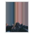 34×42" Metallic Float Frame Canvas - White Frame variant