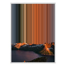 34×42" Metallic Float Frame Canvas - White Frame variant