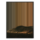 34×46" Metallic Float Frame Canvas - Black Frame variant