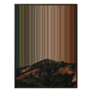 34×46" Metallic Float Frame Canvas - Brown Frame variant