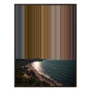 34×46" Metallic Float Frame Canvas - Brown Frame variant
