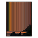 34×46" Metallic Float Frame Canvas - Brown Frame variant