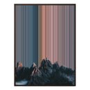 34×46" Metallic Float Frame Canvas - Brown Frame variant