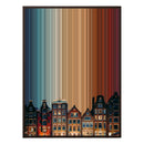 34×46" Metallic Float Frame Canvas - Brown Frame variant