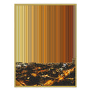 34×46" Metallic Float Frame Canvas - Gold Frame variant
