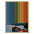 34×46" Metallic Float Frame Canvas - Gold Frame variant