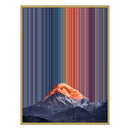 34×46" Metallic Float Frame Canvas - Gold Frame variant