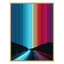 34×46" Metallic Float Frame Canvas - Gold Frame variant