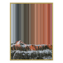 34×46" Metallic Float Frame Canvas - Gold Frame variant