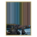 34×46" Metallic Float Frame Canvas - Gold Frame variant