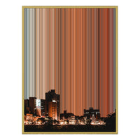 34×46" Metallic Float Frame Canvas - Gold Frame variant