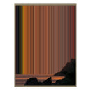 34×46" Metallic Float Frame Canvas - Natural Frame variant