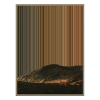 34×46" Metallic Float Frame Canvas - Natural Frame variant