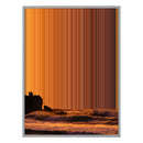 34×46" Metallic Float Frame Canvas - Silver Frame variant