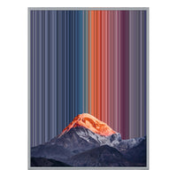 34×46" Metallic Float Frame Canvas - Silver Frame variant