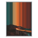 34×46" Metallic Float Frame Canvas - Silver Frame variant