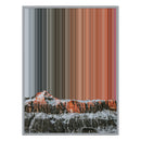 34×46" Metallic Float Frame Canvas - Silver Frame variant