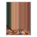 34×46" Metallic Float Frame Canvas - White Frame variant