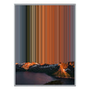 34×60" Metallic Float Frame Canvas - Silver Frame variant