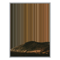 34×60" Metallic Float Frame Canvas - Silver Frame variant