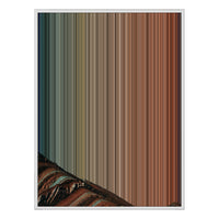 34×60" Metallic Float Frame Canvas - White Frame variant