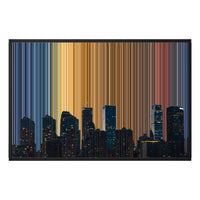 36×24" Float Frame Canvas - Black Frame variant