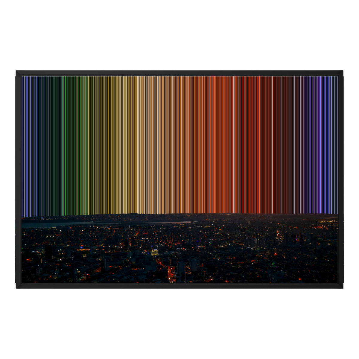 36×24" Float Frame Canvas - Black Frame variant