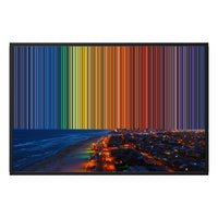 Lienzo con marco flotante, 36×24", marco negro