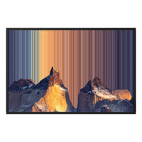 Leinwandbild mit Schattenfugenrahmen im Format 36×24", schwarzer Rahmen