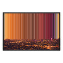 Leinwandbild mit Schattenfugenrahmen im Format 36×24", schwarzer Rahmen