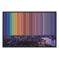36×24" Float Frame Canvas - Black Frame variant