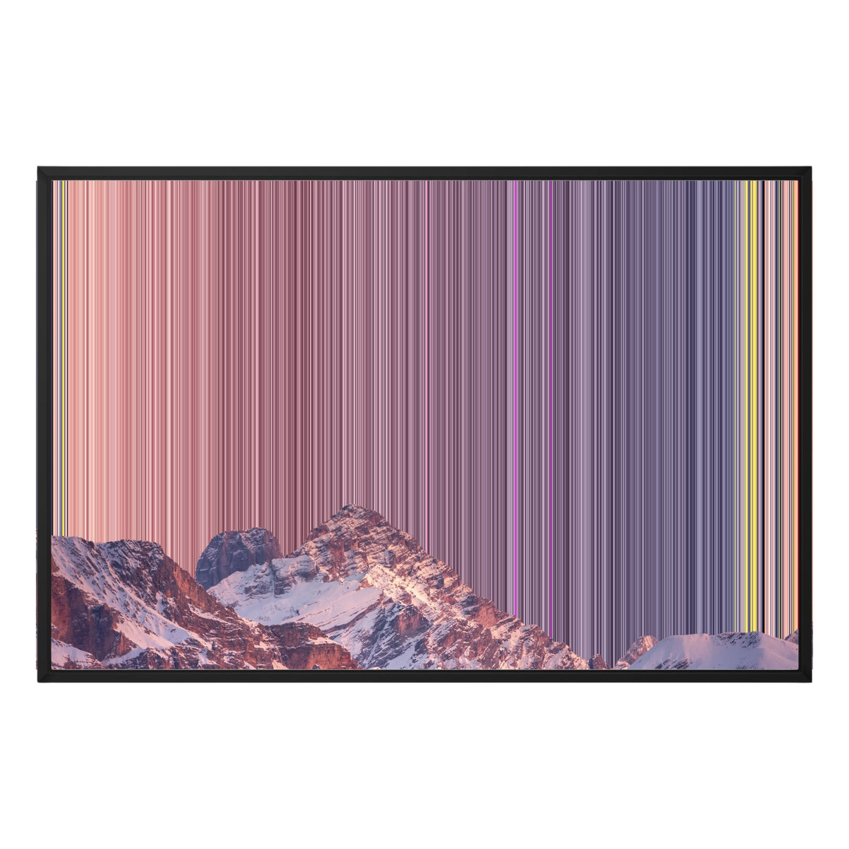 36×24" Float Frame Canvas - Black Frame variant