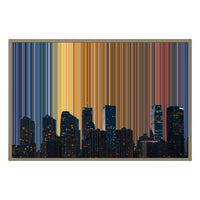 36×24" Float Frame Canvas - Natural Frame variant