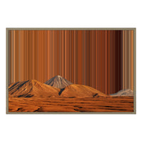 36×24" Float Frame Canvas - Natural Frame variant