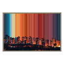 Leinwandbild mit Schattenfugenrahmen im Format 36×24", Rahmen aus Naturholz