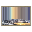 Lienzo con marco flotante, 36×24", marco de madera natural