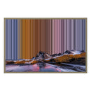 Canvastavla i floaterram, 36×24", ram i naturträ