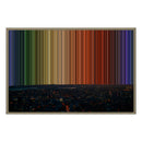 36×24" Float Frame Canvas - Natural Frame variant