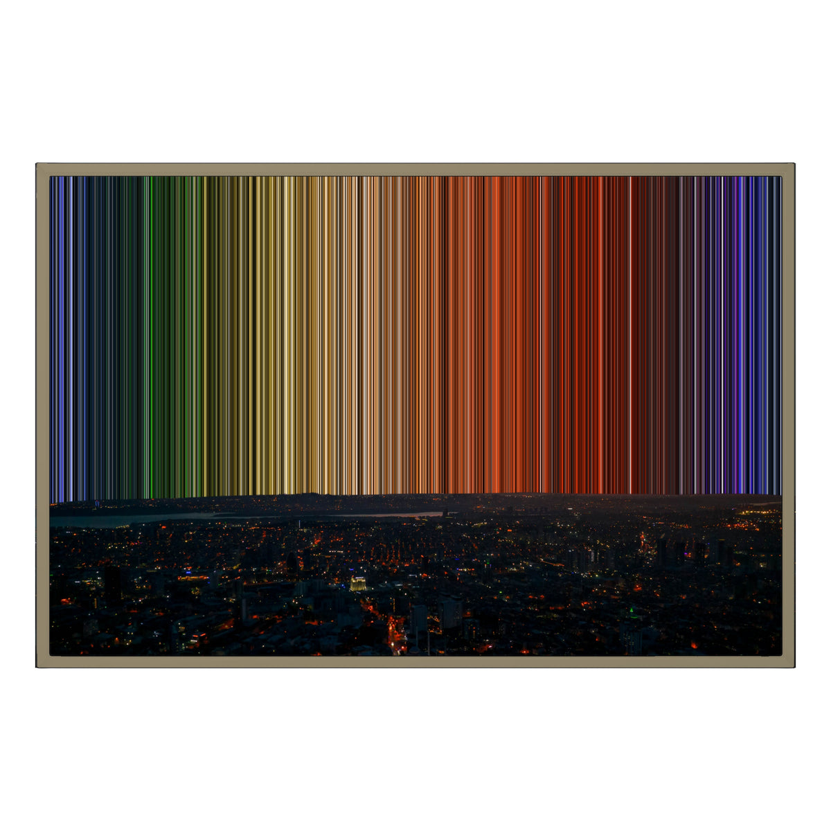 36×24" Float Frame Canvas - Natural Frame variant