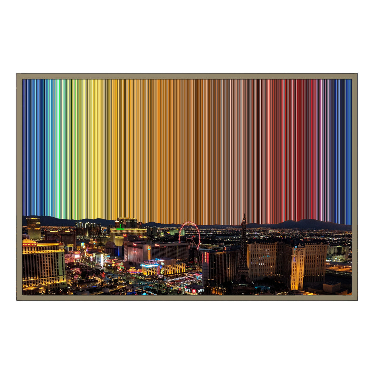 36×24" Float Frame Canvas - Natural Frame variant