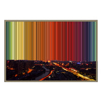 36×24" Float Frame Canvas - Natural Frame variant