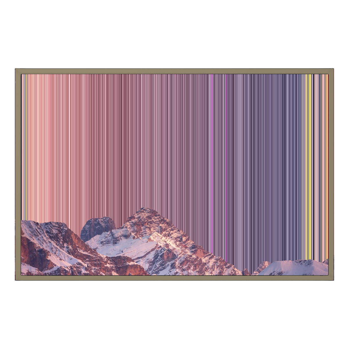 36×24" Float Frame Canvas - Natural Frame variant