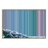 36×24" Float Frame Canvas - Natural Frame variant