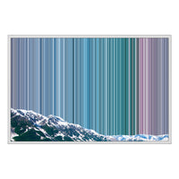36×24" Float Frame Canvas - White Frame variant