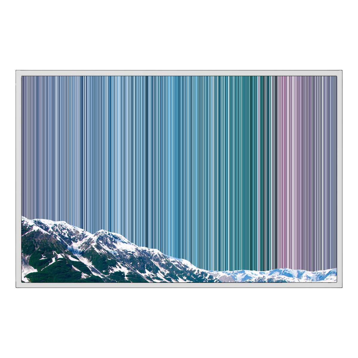 36×24" Float Frame Canvas - White Frame variant