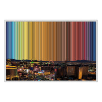 36×24" Float Frame Canvas - White Frame variant